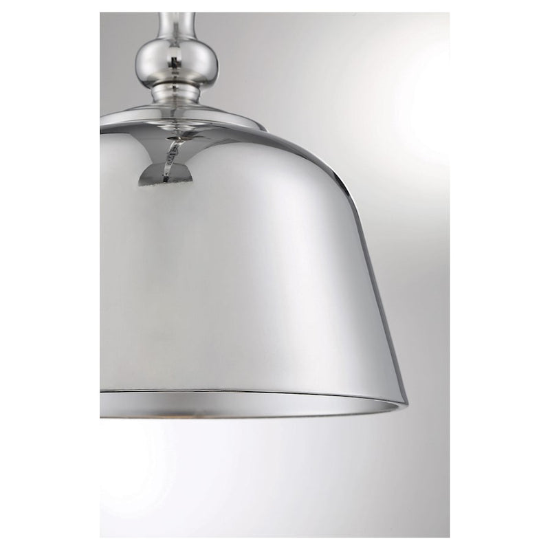 Savoy House Manor 3-Light Pendant, Polished Nickel