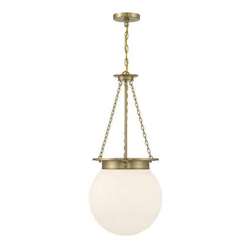 Savoy House Manor 3-Light Pendant, Warm Brass - 7-3901-3-322