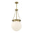 Savoy House Manor 3-Light Pendant, Warm Brass