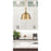 Savoy House Manor 3-Light Pendant, Warm Brass