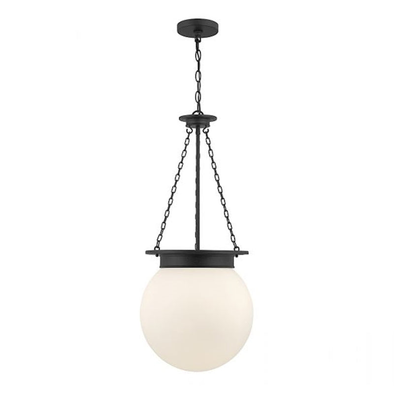 Savoy House Manor 3-Light Pendant, Matte Black