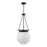 Savoy House Manor 3-Light Pendant, Matte Black