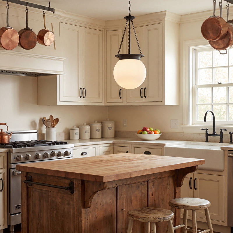Savoy House Manor 3-Light Pendant, Matte Black