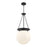 Savoy House Manor 3-Light Pendant, Matte Black