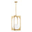 Savoy House Harding 1 Lt Pendant, Spun Gold/White Opal, Spun Gold