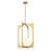 Savoy House Harding 1 Lt Pendant, Spun Gold/White Opal, Spun Gold