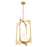 Savoy House Harding 1 Lt Pendant, Spun Gold/White Opal, Spun Gold