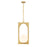Savoy House Harding 1 Lt Pendant, Spun Gold/White Opal, Spun Gold