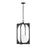 Savoy House Harding 1 Lt Pendant, White Opal, Matte Black