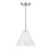 Savoy Essentials Blair 1 Light Mini-Pendant/Semi-Flush, Nickel