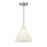 Savoy Essentials Blair 1 Light Mini-Pendant/Semi-Flush, Nickel