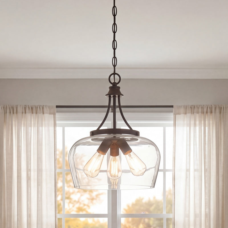 Savoy House Octave 3-Light Pendant, English Bronze