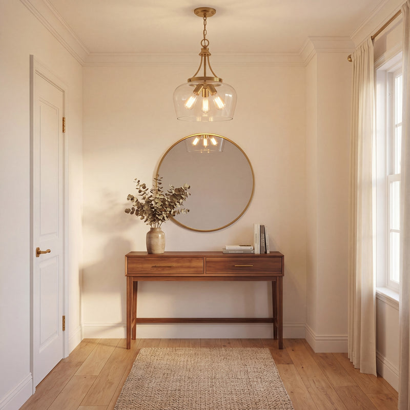 Savoy House Octave 3-Light Pendant, Warm Brass