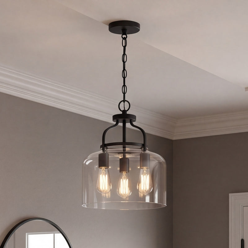 Savoy House Octave 3-Light Pendant, Black