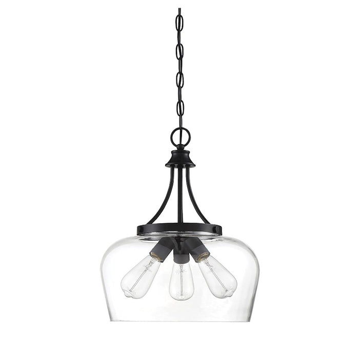 Savoy House Octave 3-Light Pendant, Black