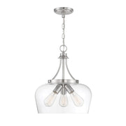 Savoy House Octave 3-Light Pendant, Satin Nickel - 7-4034-3-SN