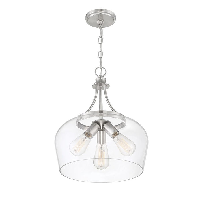 Savoy House Octave 3-Light Pendant, Satin Nickel