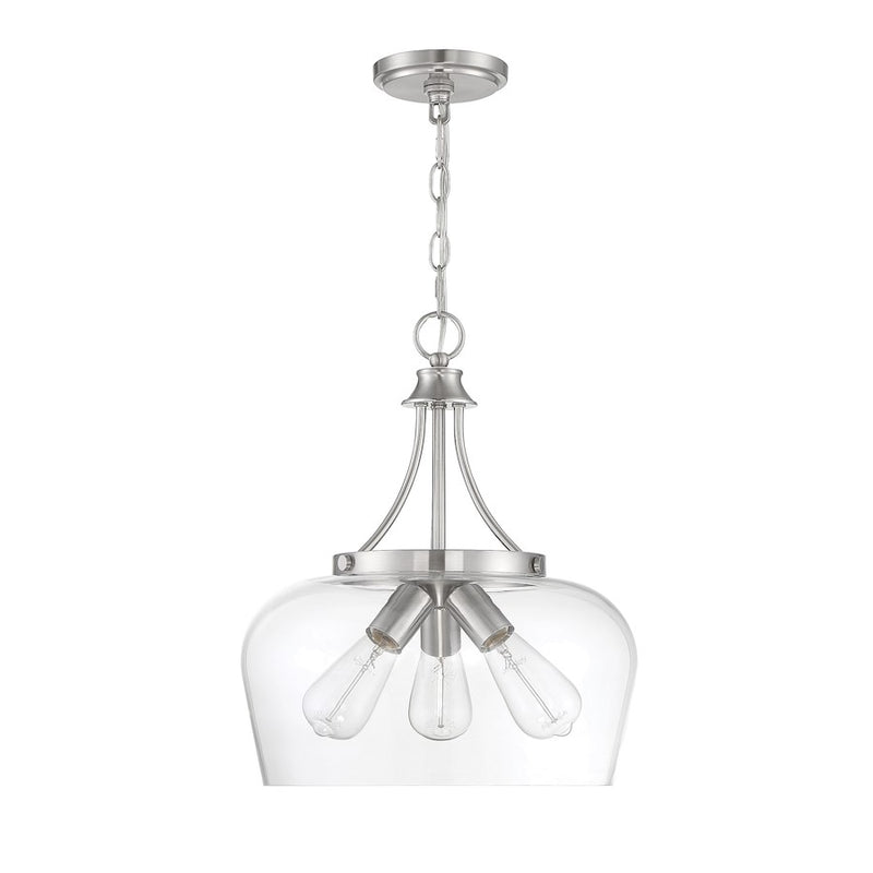 Savoy House Octave 3-Light Pendant, Satin Nickel