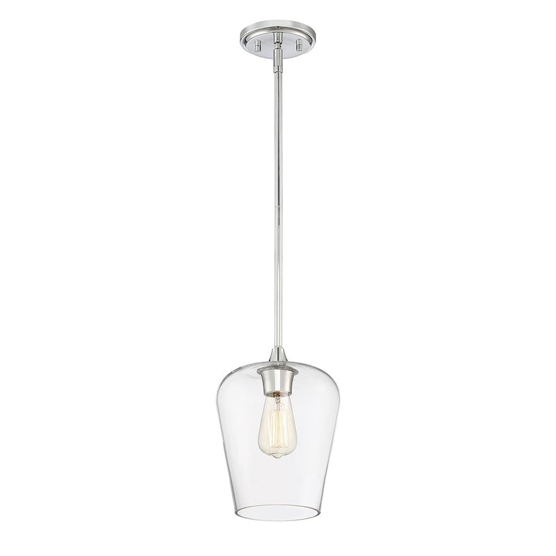 Savoy House Octave 1-Light Pendant, Polished Chrome