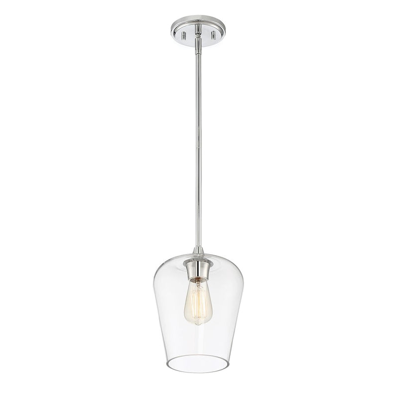 Savoy House Octave 1-Light Pendant, Polished Chrome