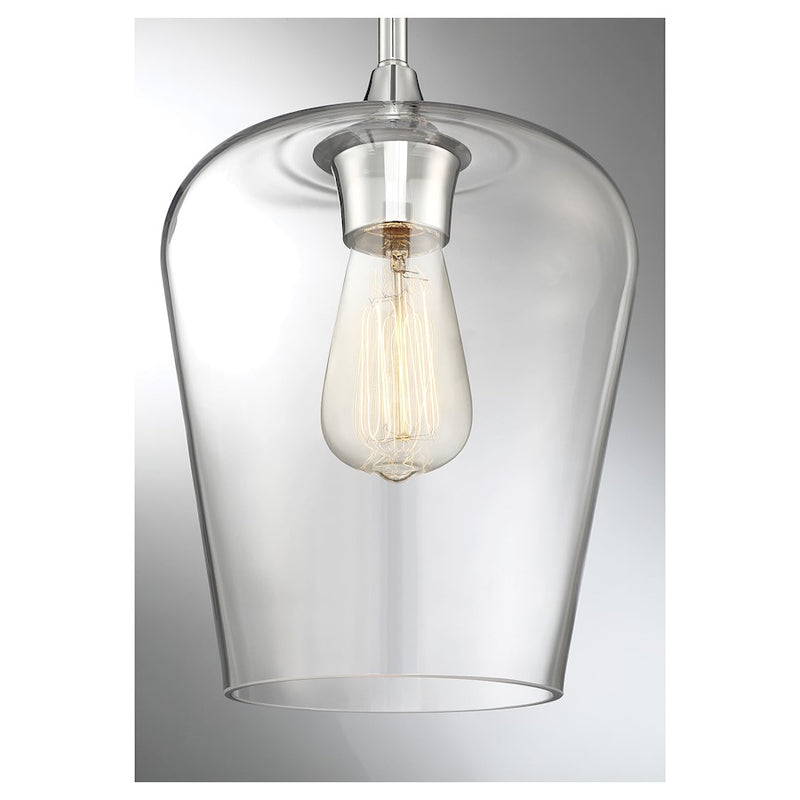 Savoy House Octave 1-Light Pendant, Polished Chrome