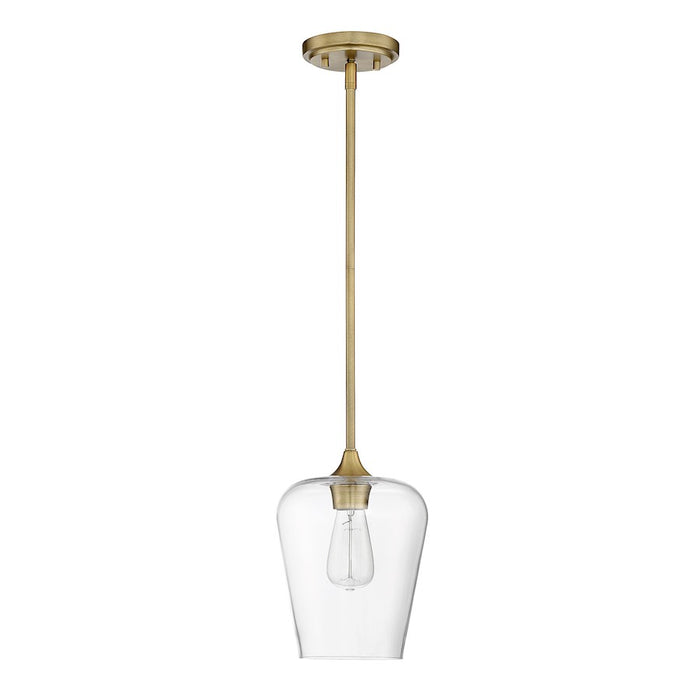 Savoy House Octave 1-Light Pendant, Warm Brass