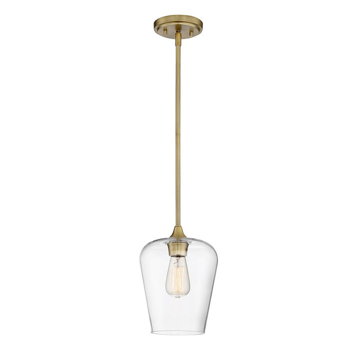 Savoy House Octave 1-Light Pendant, Warm Brass