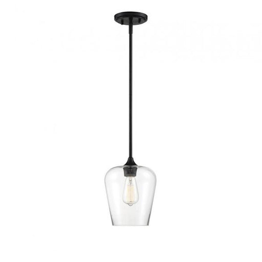 Savoy House Octave 1-Light Pendant, Black - 7-4036-1-BK