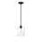 Savoy House Octave 1 Light Mini Pendant, Black
