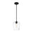 Savoy House Octave 1 Light Mini Pendant, Black