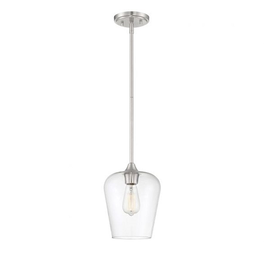 Savoy House Octave 1-Light Pendant, Satin Nickel - 7-4036-1-SN