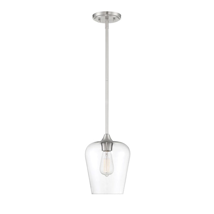 Savoy House Octave 1-Light Pendant, Satin Nickel