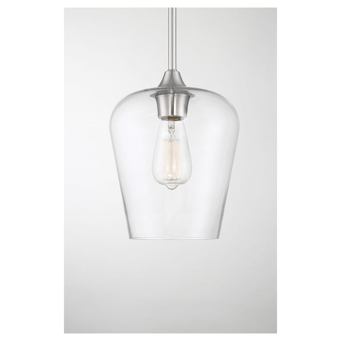 Savoy House Octave 1-Light Pendant, Satin Nickel