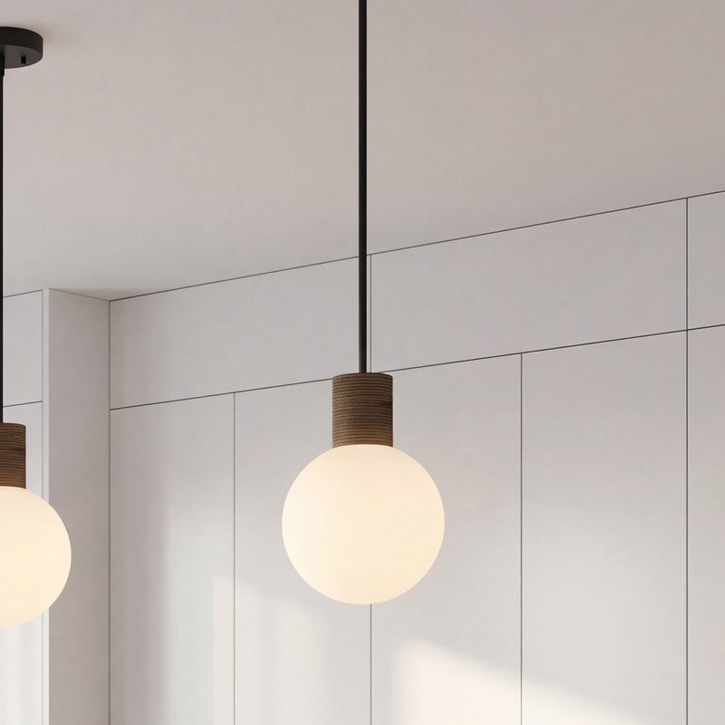 Savoy House Jarrell 1 Lt Pendant, White Opal, Matte Black