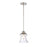 Savoy House Vintage 1-Light Mini-Pendant, Polished Nickel - 7-4132-1-109