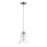 Savoy House Vintage 1-Light Mini-Pendant, Polished Nickel