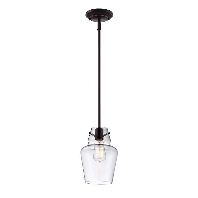 Savoy House Vintage 1-Light Mini-Pendant, English Bronze