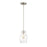 Savoy House Vintage 1-Light Mini-Pendant, Satin Nickel