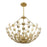 Savoy House Birch 6-Light Pendant, Burnished Brass