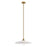 Savoy House Hadley 1 Light Pendant, Warm Brass/Opal
