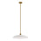 Savoy House Hadley 1 Light Pendant, Warm Brass/Opal