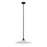 Savoy House Hadley 1 Light Pendant, Matte Black/Opal