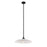 Savoy House Hadley 1 Light Pendant, Matte Black/Opal