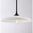 Savoy House Hadley 1 Light Pendant, Matte Black/Opal