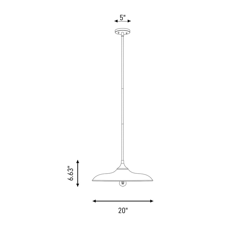 Savoy House Hadley 1 Light Pendant, Satin Nickel/Opal