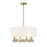 Savoy House Dahlia Pendant, Warm Brass
