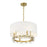 Savoy House Dahlia Pendant, Warm Brass