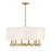 Savoy House Dahlia Pendant, Warm Brass