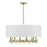 Savoy House Dahlia 6-Light Pendant, Warm Brass