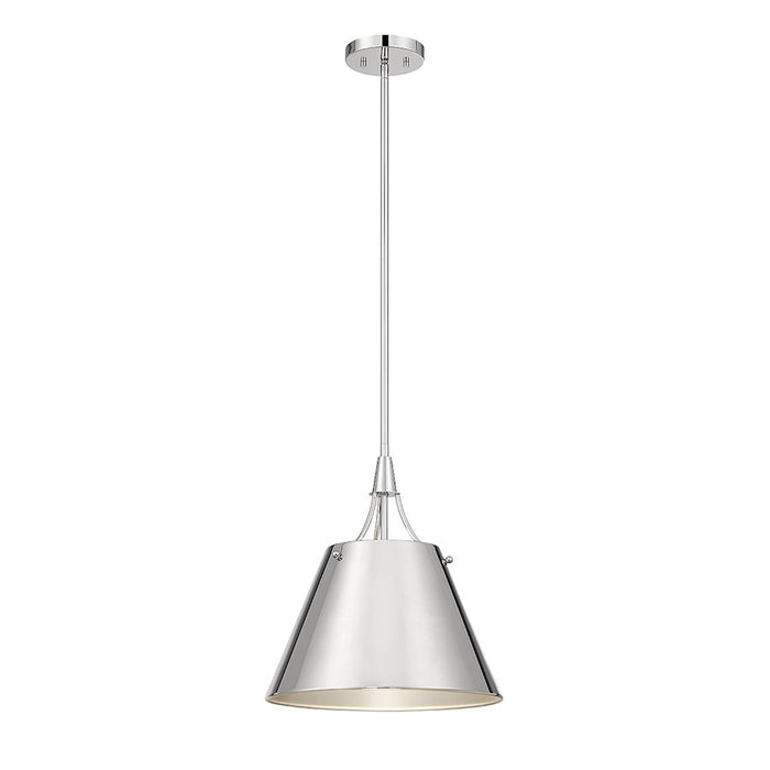 Savoy House Willis 1-Light Pendant, Polished Nickel